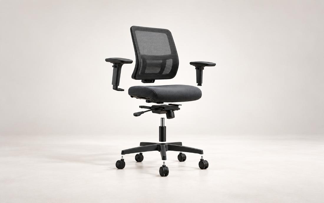 Partes de una silla de oficina